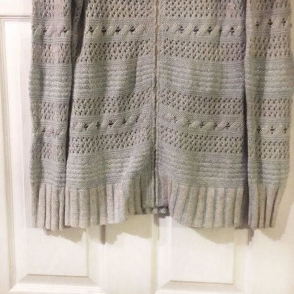 Sleeping on Snow zip down light Blue Sweater - Picture 8 of 14